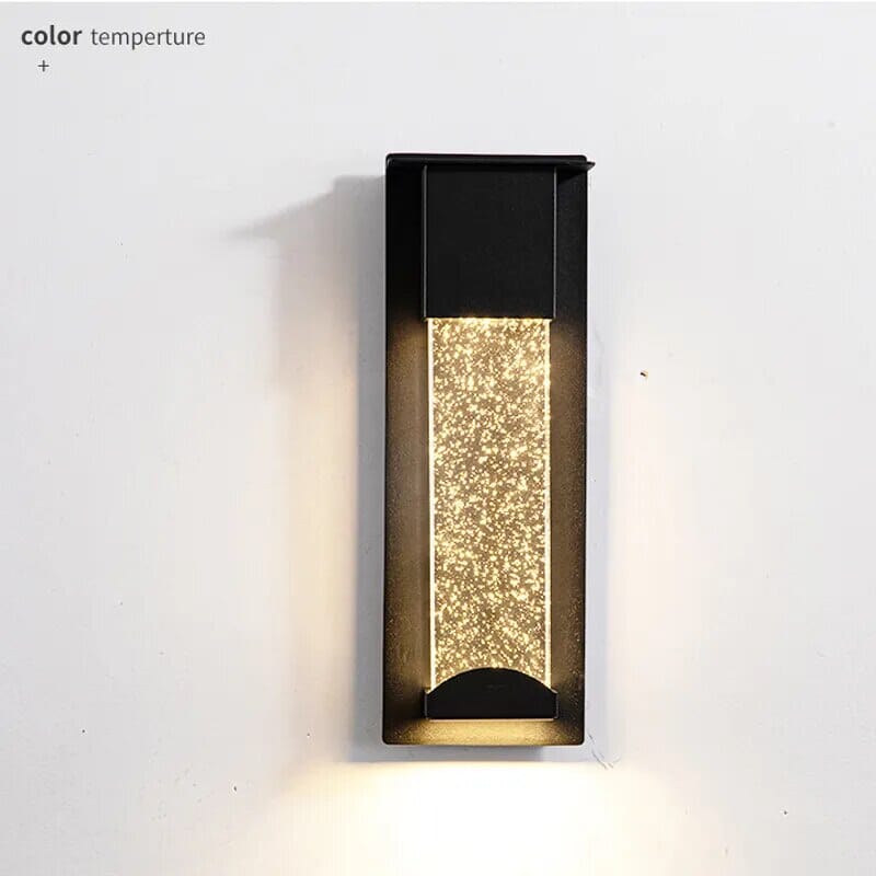 Exterior accent light with clean lines
