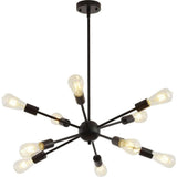 Novera Chandelier - Antique Gold Finish Option