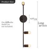Eclectic wall lighting fixture