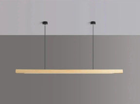 Wood Pendant Light for Dining Nook