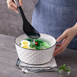 Dishwasher safe kitchen utensil set displayed