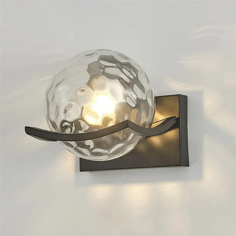 Glass Wall Lamp with ambient lighting for bedroom | OroDwell
