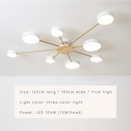 Luminax Scandinavian Modern LED Chandelier - Additional View 1