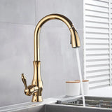 Swivel Spout Kitchen Faucet Additional Angle