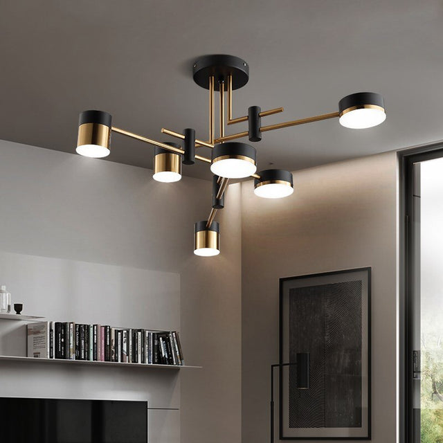 black chandelier for kitchen decor