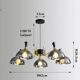 refined silhouette chandelier for dining areas