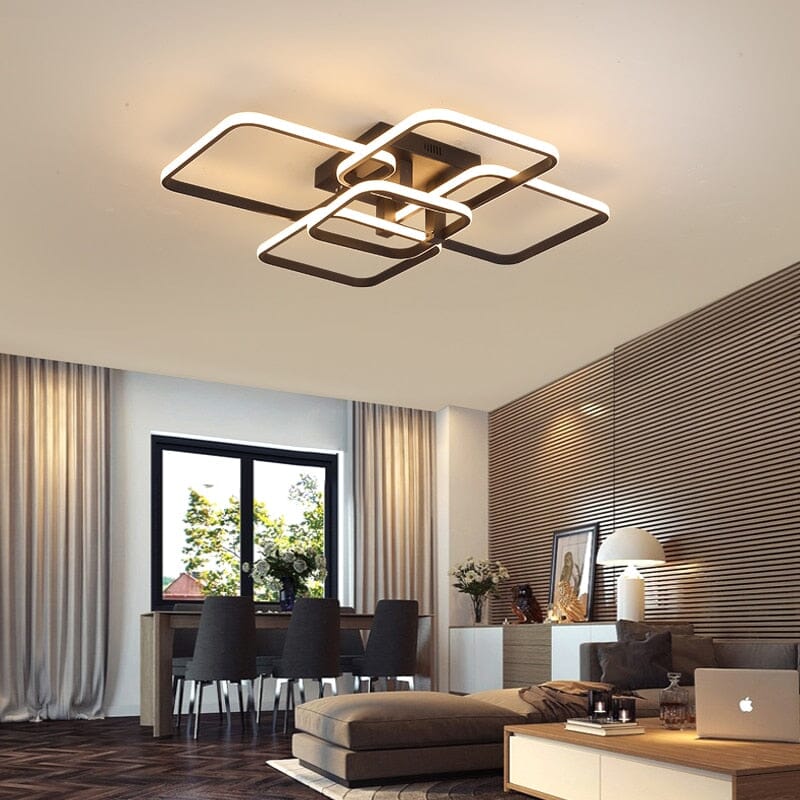 Verda Square Crystal Chandelier for Dining Room