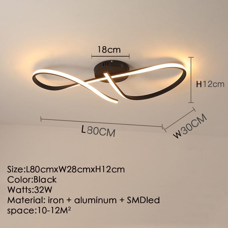 Elara Ceiling Light Installed Above Dining Area