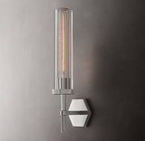 Wall mounted wall sconce for living room – close-up view