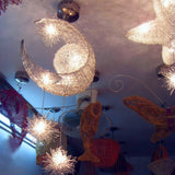 Lunera Moon and Star Pendant Light for Bedroom
