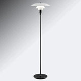 Iron and Glass Floor Lamp for Bedroom Decor