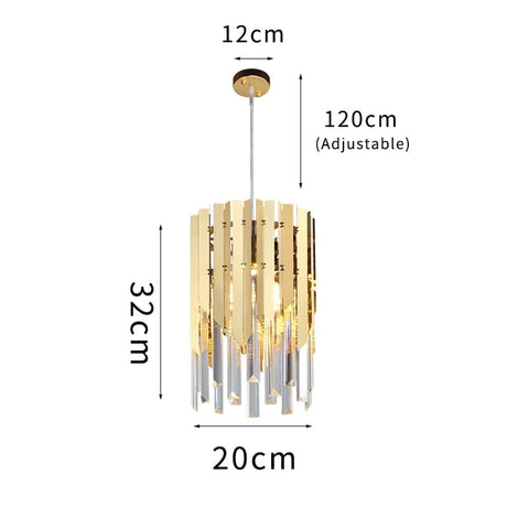 Crystal Chandelier Dining Room Ceiling Fixture Angle View