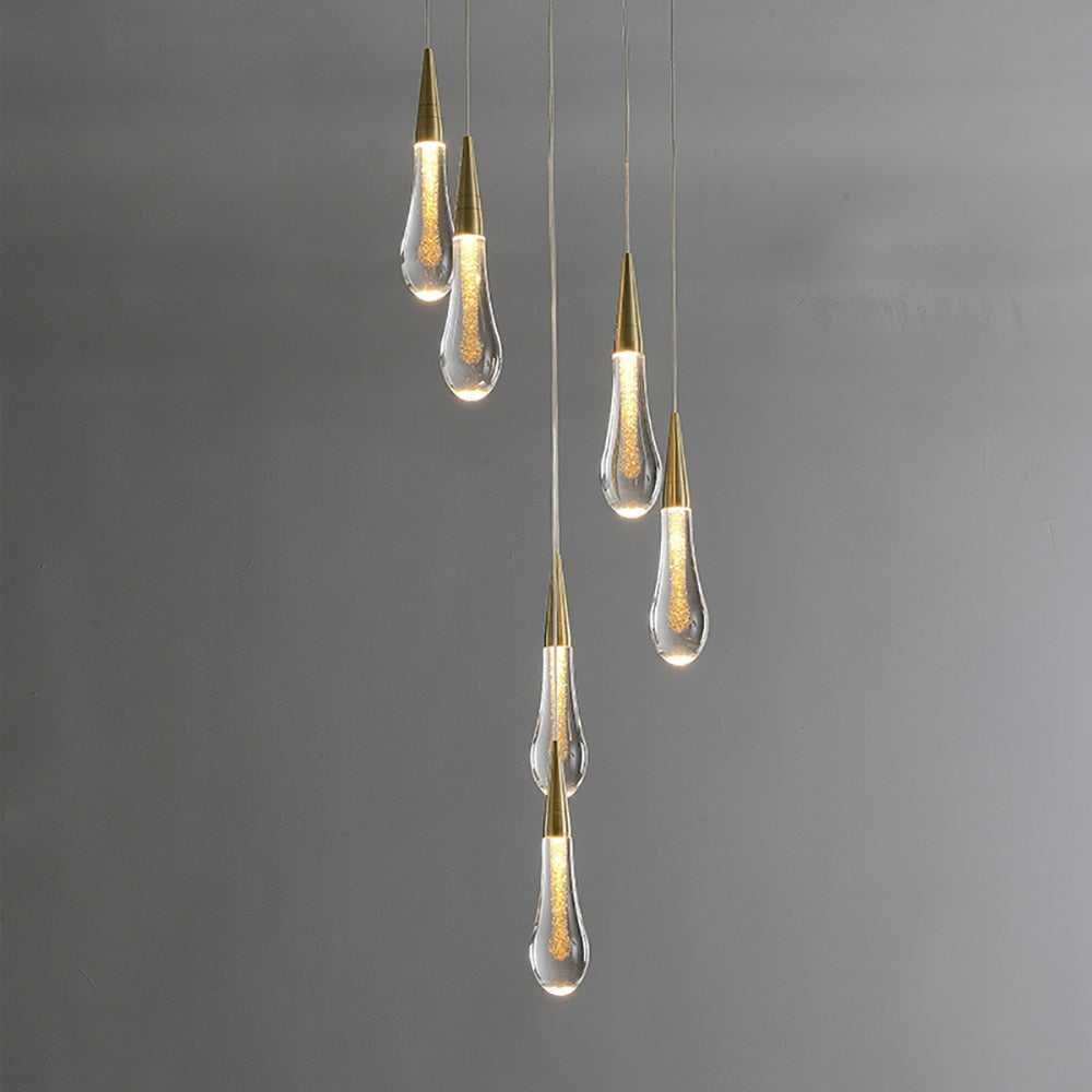 LED Droplet Pendant Light