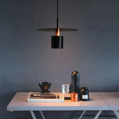 AstraLine Metal Pendant Light Close-Up Detail - OroDwell