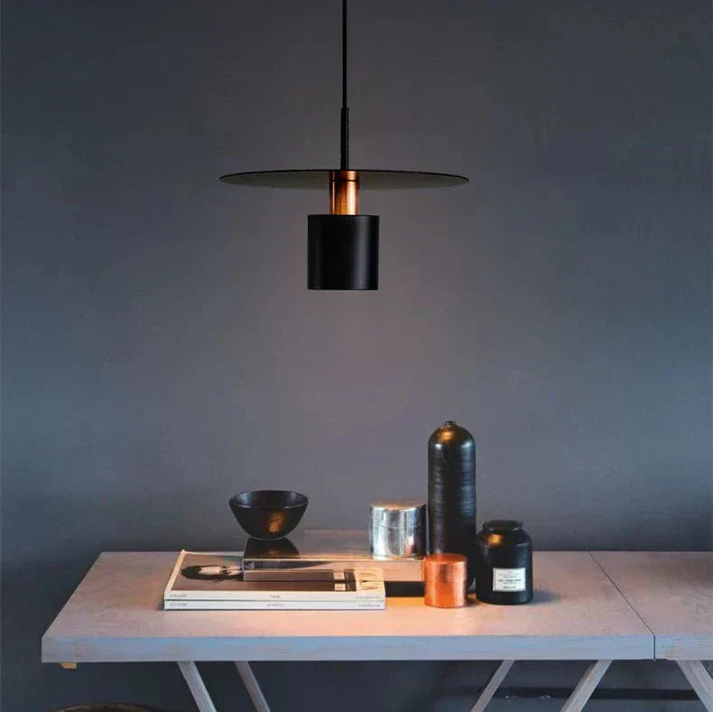 AstraLine Metal Pendant Light Close-Up Detail - OroDwell
