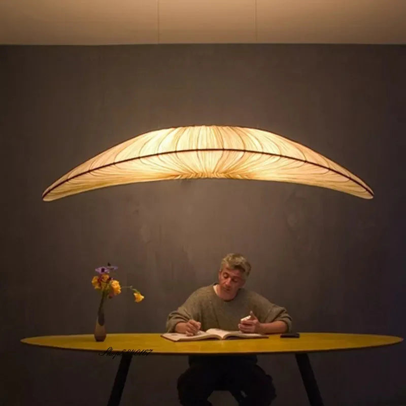 Sailing Fabric Chandelier White LED