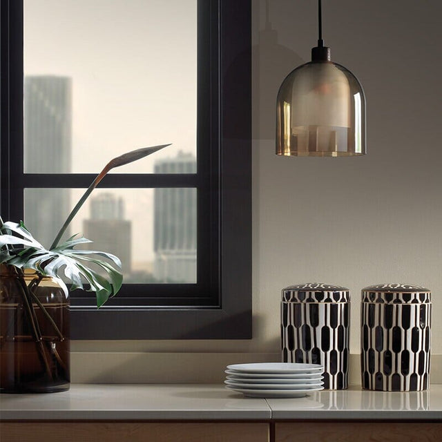 Nordic modern loft glass pendant light