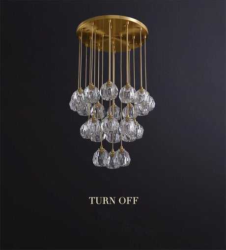crystal chandelier head configuration comparison