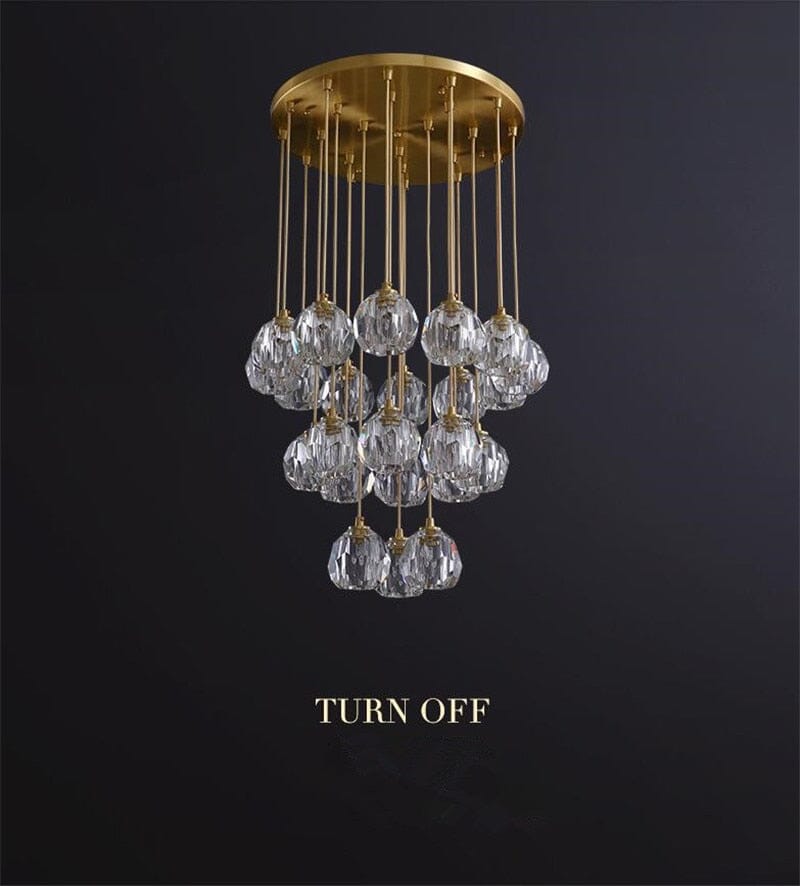crystal chandelier head configuration comparison