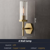 Wall mounted wall sconce for living room