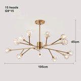 Seraphine Crystal Chandelier - Living Room Lighting Accent