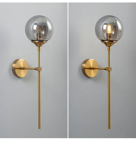 Decorative wall light for living spaces
