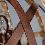 led wood chandelier for entryway lighting