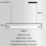 Nordis Chandelier – Minimalist Black Island Design