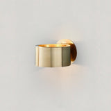 Gold ring wall sconce for bedroom