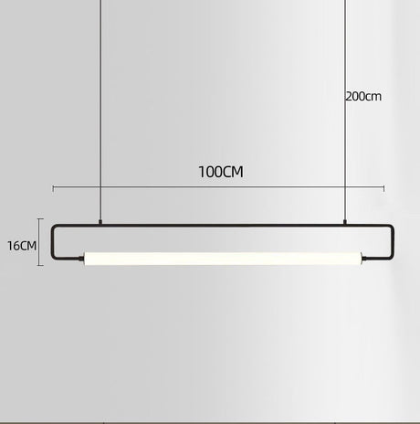 Nordis Chandelier – Minimalist Black Island Design