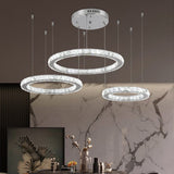 Marlow Chandelier - K9 Crystal and Polished Steel Detail