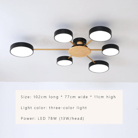Luminax Chandelier - Modern Ceiling Fixture Detail