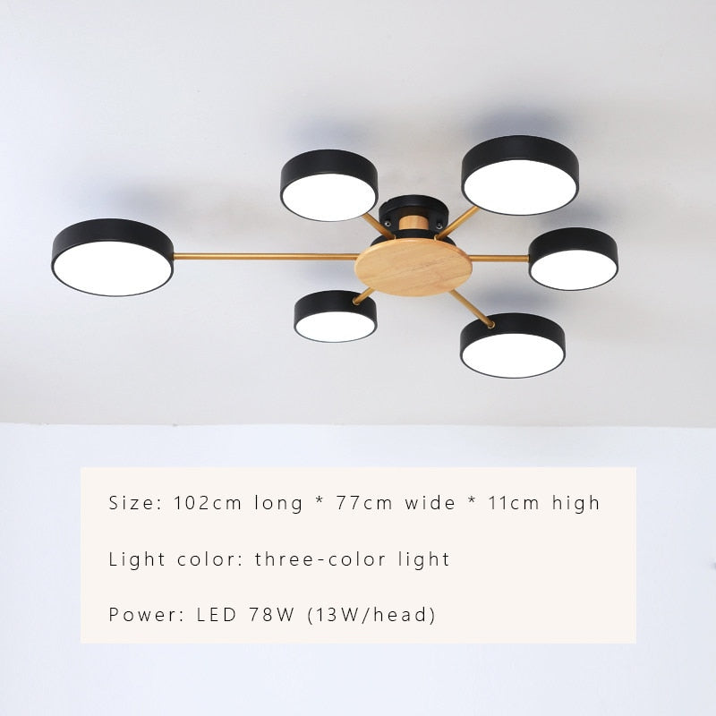 Luminax Chandelier - Modern Ceiling Fixture Detail
