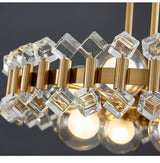 Crystal Chandelier Up and Down Shade Direction Detail - OpalDwell