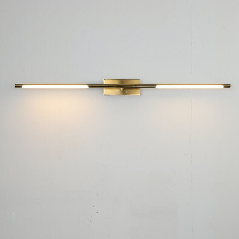 Dual color temperature wall light for bathroom