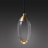 Crystal glass drop pendant light dimensions