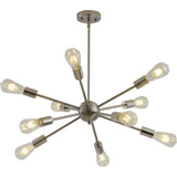 Novera Chandelier - Aluminum and Glass Construction Detail