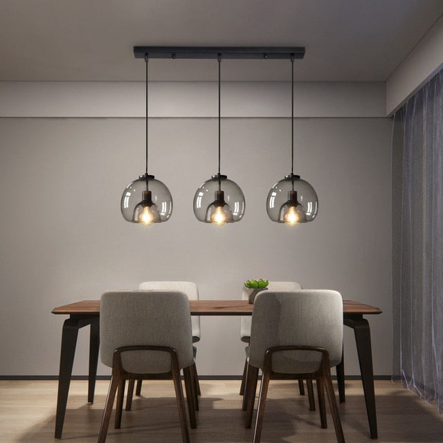 Dark Glass Pendant Light – Scandinavian design | OroDwell