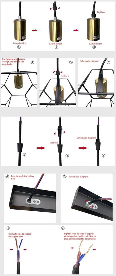 distinctive industrial aesthetic lighting