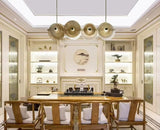 glass chandelier for dining table centerpiece