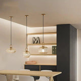 Liora Glass Stone Pendant Light for Dining Nook