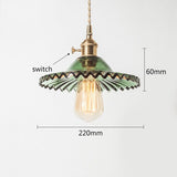 Vintage style pendant lighting fixture