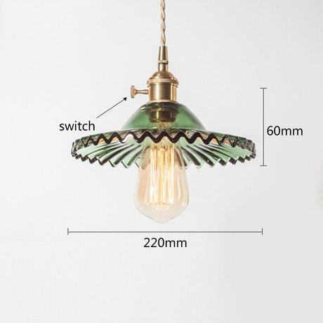 Vintage style pendant lighting fixture