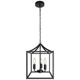 Black Chandelier Vintage Industrial Edge Design