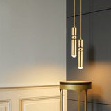 Gilded Bullet Lights for Living Room