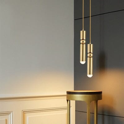 Gilded Bullet Lights for Living Room
