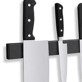 Magnetic knife rack for small kitchen spaces