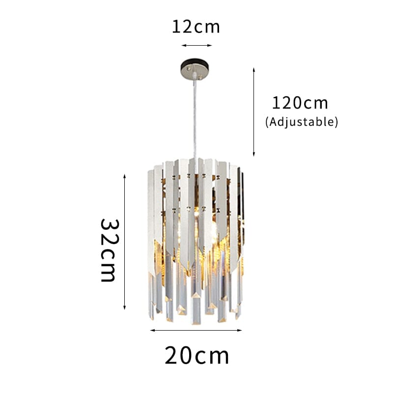 Crystal Chandelier Light Fixture Size Comparison