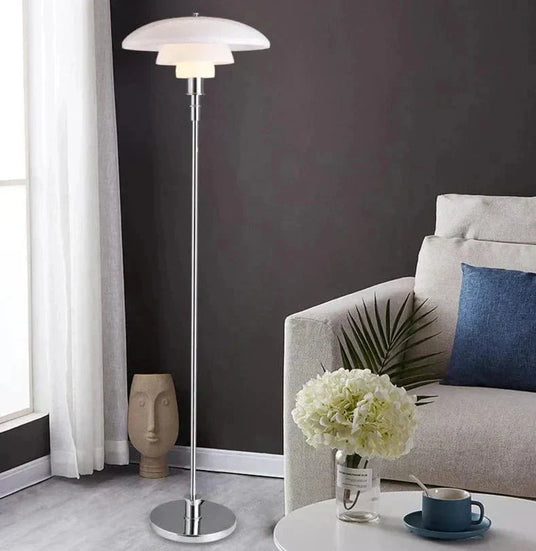 Parasol Floor Lamp E27 LED Bulb Base Close-Up
