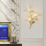 Iron wall lamp for bedroom ambiance